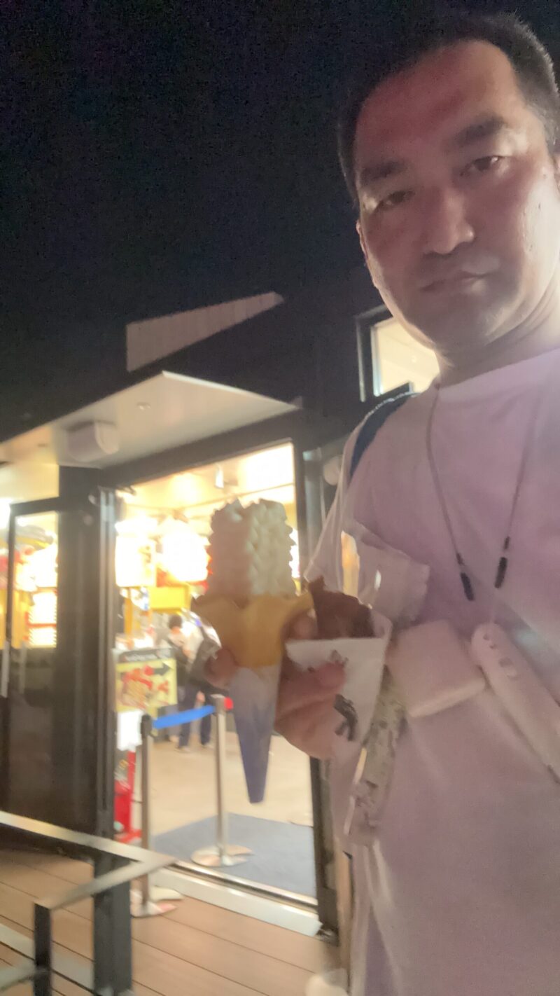 大阪万博　　ソフトクリーム