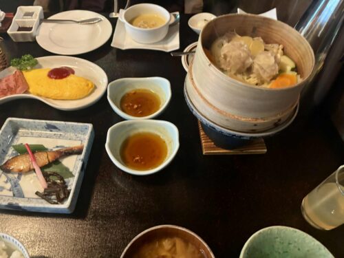 四万温泉柏旅館朝食